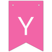 Flamingo Roze Solid Color Vlaggetjes (Tweede vlag)