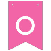 Flamingo Roze Solid Color Vlaggetjes (Derde vlag)