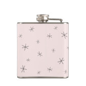 Flamingo Roze verpakte fles Heupfles (Achterkant)