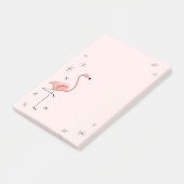 Flamingo Roze verticaal Post-it® Notes (Schuin)