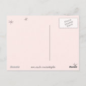 Flamingo Roze "VIP"-briefkaart Briefkaart (Achterkant)