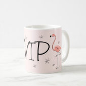 Flamingo Roze 'VIP' mok (Voorkant rechts)