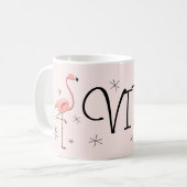 Flamingo Roze 'VIP' mok (Voorkant links)