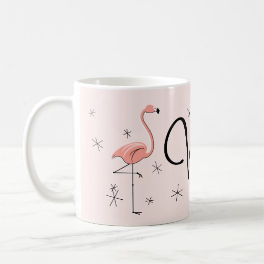 Flamingo Roze 'VIP' mok (Links)
