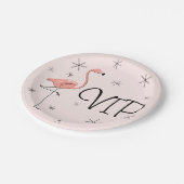 Flamingo Roze VIP papieren bord (Gekanteld)