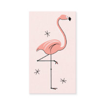 Flamingo Roze visitekaartje