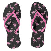 Flamingo roze Waterverf Teenslippers (Voetbed)