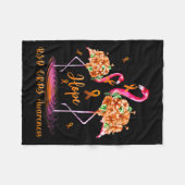 Flamingo RSD CRPS Awareness 1 Fleece Deken (Voorkant (Horizontaal))
