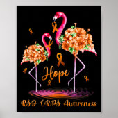 Flamingo RSD CRPS Awareness 1 Poster (Voorkant)