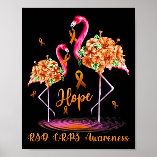Flamingo RSD CRPS Awareness 1 Poster (Voorkant)