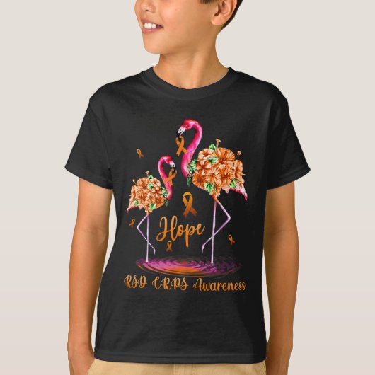 Flamingo RSD CRPS Awareness 1 T-shirt (Voorkant)