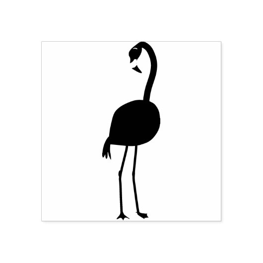 Flamingo Rubberstempel (Afrduk)