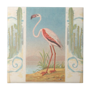 Flamingo Rug Tropical Bird Tegeltje