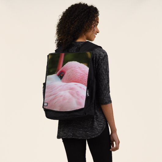 Flamingo Rugtassen (Gedragen)