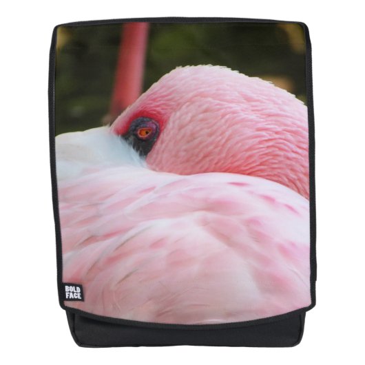 Flamingo Rugtassen (Voorkant)
