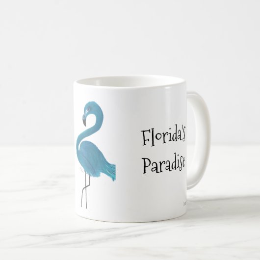Flamingo - Sanibel Island en Captiva Florida Koffiemok (Voorkant rechts)