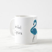 Flamingo - Sanibel Island en Captiva Florida Koffiemok (Voorkant links)