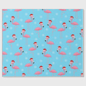 Flamingo Santa Cadeaupapier (Vlak)