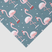 Flamingo Santa Claus Pattern Tissuepapier (Detail)