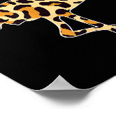 Flamingo Santa Hat Family Matching Christmas Leopa Poster (Hoek)