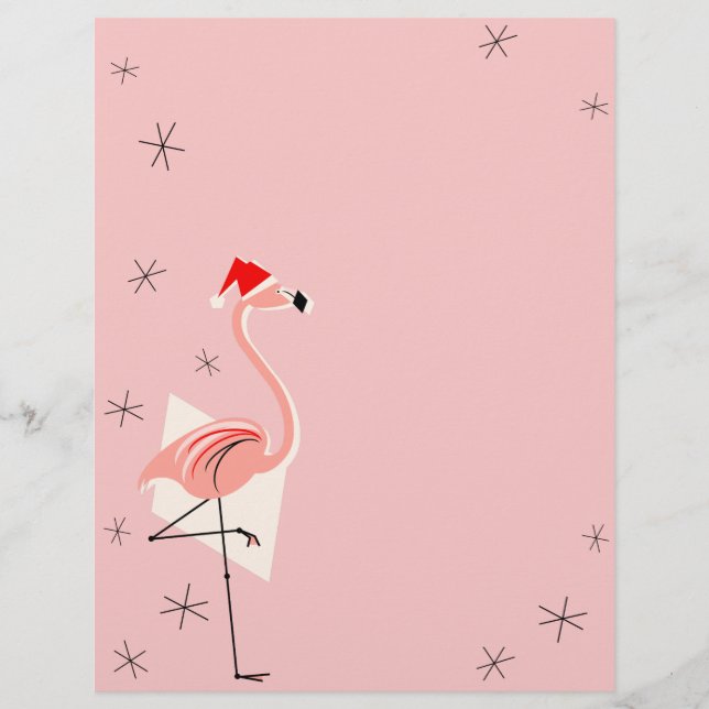 Flamingo Santa Pink letterhead (Voorkant)