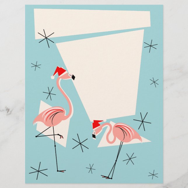 Flamingo Santas Blue letterhead (Voorkant)