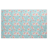 Flamingo Santas Blue Multi large patroonstof Stof (Yard (91,4 cm))