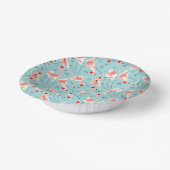 Flamingo Santas Blue Multi Papieren Kommen (Gebogen)