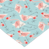 Flamingo Santas Blue Multi tablecloth Tafelkleed (Gekanteld)