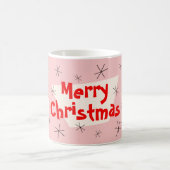 Flamingo Santas Pink Merry Kerstmis mok (Center)