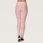 Flamingo Santas Pink Multi-leggings Leggings (Achterkant)