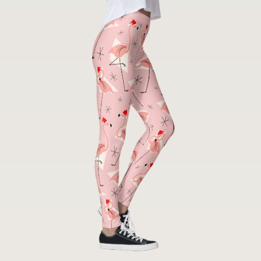 Flamingo Santas Roze leggings (Rechts)