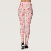 Flamingo Santas Roze leggings (Achterkant)