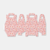 Flamingo Santas Roze Multi gable Bedankdoosjes (Uitgevouwen)