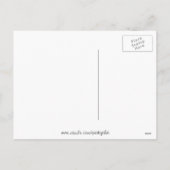 Flamingo Santas Roze Vrolijk Kerstfeest briefkaart (Achterkant)