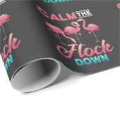 Flamingo Sarcastic Injuist Gezegde Cadeaupapier (Rol Hoek)