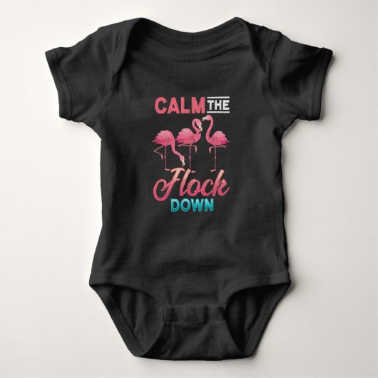 Flamingo Sarcastic Injuist Gezegde Romper (Voorkant)