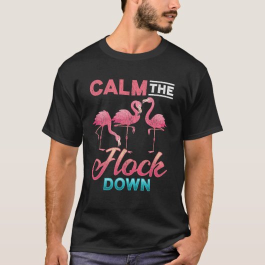  Flamingo Sarcastic Injuist Gezegde T-shirt (Voorkant)