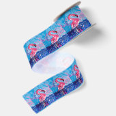 Flamingo Satijnen Lint (Achterkant)