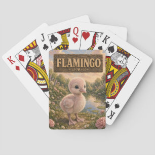 Flamingo Schattig Baby Verhaalboek Nursery Dier Pokerkaarten