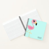 Flamingo Schattig Tropisch Kinderen Notitieboek (Binnen)