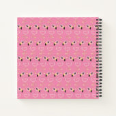 Flamingo Schattig Tropisch Kinderen Notitieboek (Achterkant)