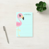 Flamingo Schattigee Tropische Kinder Post-it Notes (Kantoor)