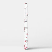 Flamingo schets: Tropisch patroon. Case-Mate iPhone Case (Achterkant / Links)