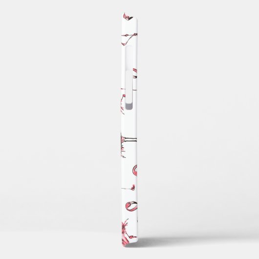 Flamingo schets: Tropisch  patroon. Case-Mate iPhone Case (Achterkant / Links)
