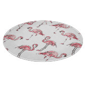 Flamingo schets: Tropisch  patroon. Snijplank (Hoek)