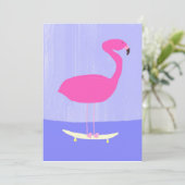 Flamingo Schilderkunst Kaart (Staand voorkant)