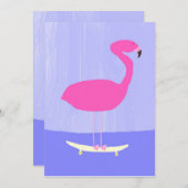 Flamingo Schilderkunst Kaart (Voorkant / Achterkant)