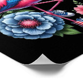 Flamingo Schoenen Comma La Kamala Harris 2024 Poster (Hoek)