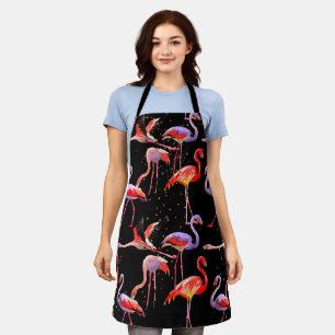 Flamingo Schort met Donkere Achtergrond